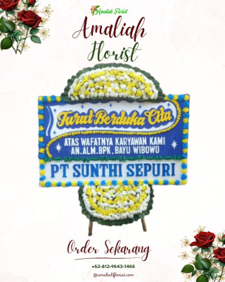 Papan Bunga Duka di Cangkringan