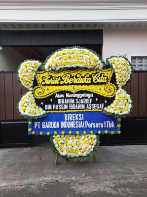 Papan Bunga Duka di Cangkringan